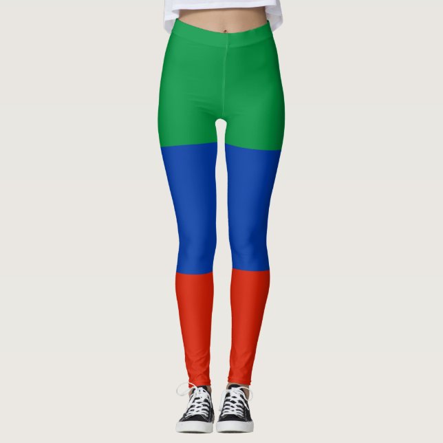 Leggings Drapeau du Daghestan (Devant)