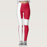 Leggings Drapeau du Danemark<br><div class="desc">Ce dessin présente le drapeau national du Danemark, pays nordique d'Europe du Nord. La partie continentale danoise, la plus méridionale des régions scandinaves, se compose d'une péninsule, de Jutland, et d'un archipel de 443 îles nommées, dont la plus grande est Seeland, Funen et l'île Jutlandic Nord. Le Danemark se trouve...</div>