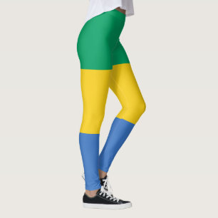 Leggings Drapeau du Gabon