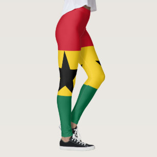 Leggings Drapeau du Ghana