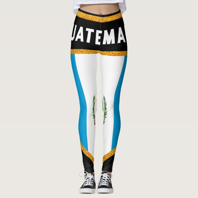 Leggings Drapeau du Guatemala (Devant)