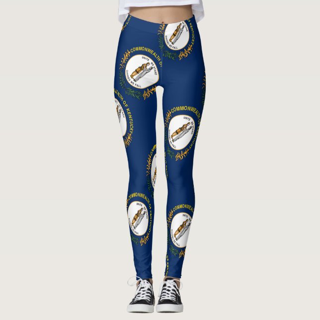 Leggings Drapeau du Kentucky (Devant)