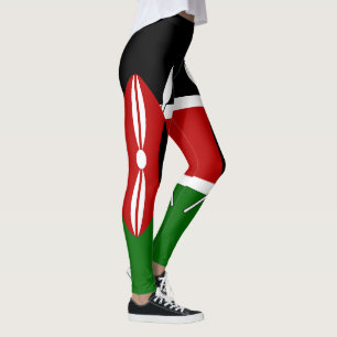 Leggings Drapeau du Kenya