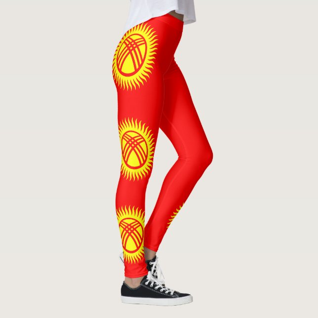 Leggings Drapeau du Kirghizistan (Droite)
