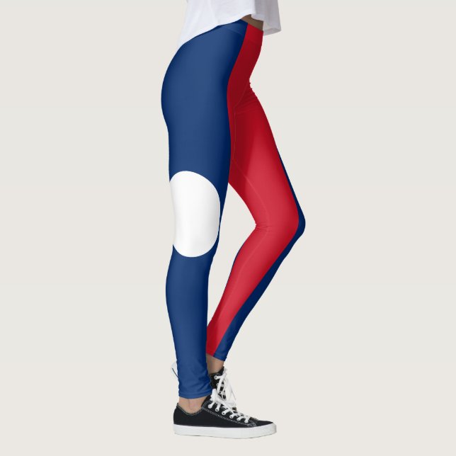 Leggings Drapeau du Laos (Droite)