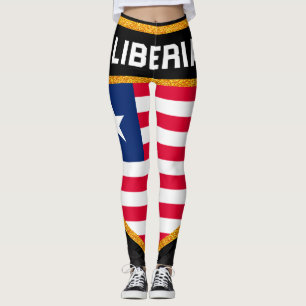 Leggings Drapeau du Libéria