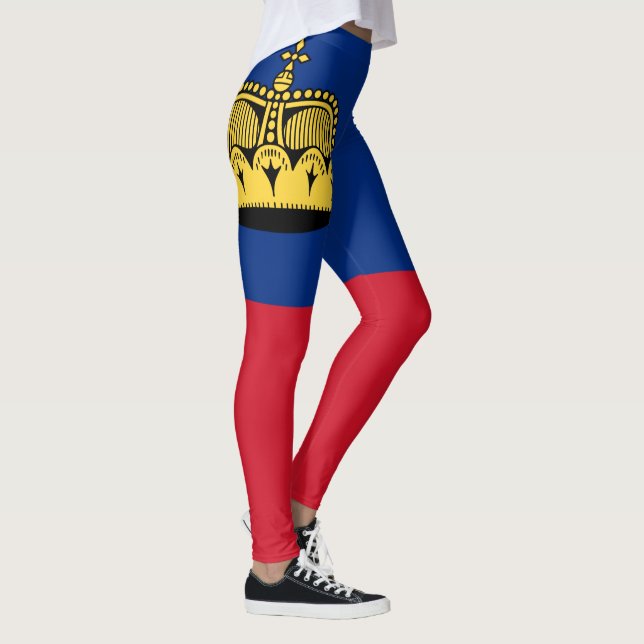 Leggings Drapeau du Liechtenstein (Droite)