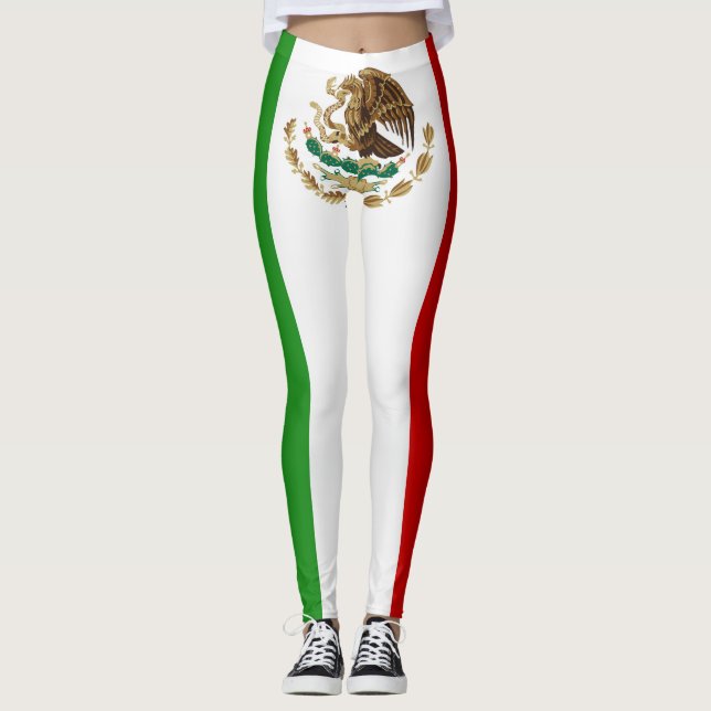 Leggings Drapeau du Mexique Cool (Devant)