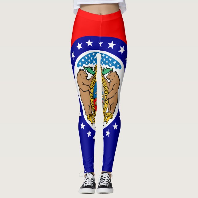 Leggings Drapeau du Missouri (Devant)