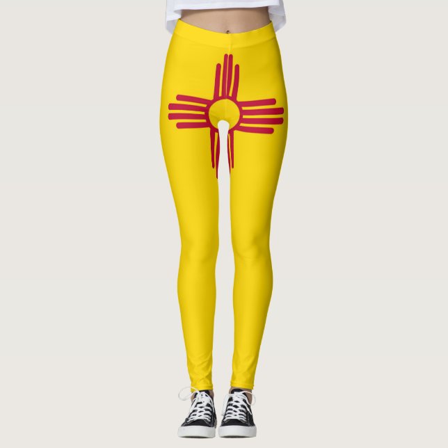 Leggings Drapeau du Nouveau Mexique (Devant)