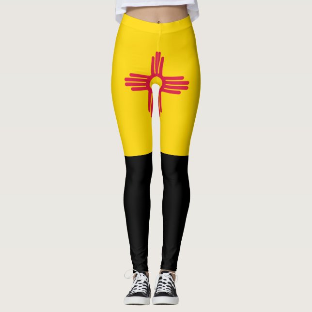 Leggings Drapeau du Nouveau Mexique (Devant)