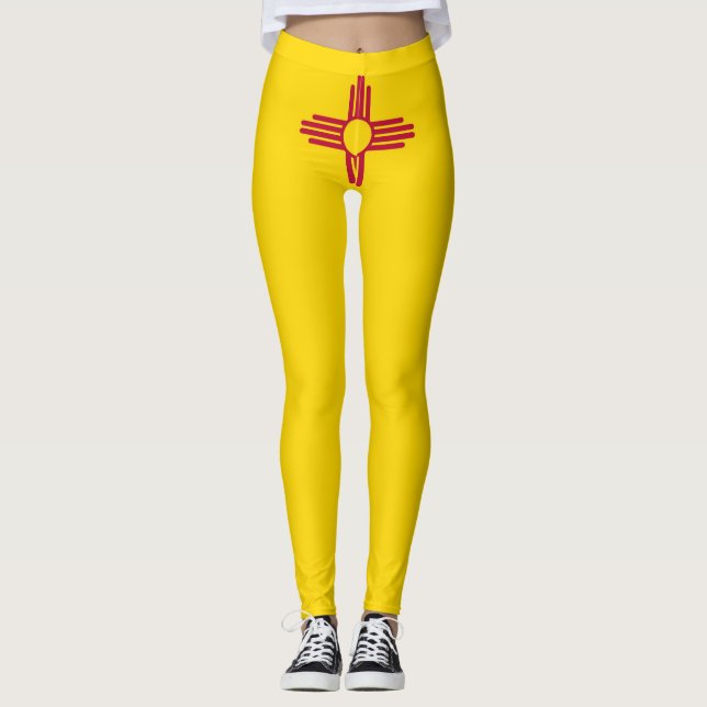 Leggings Drapeau du Nouveau Mexique (Devant)