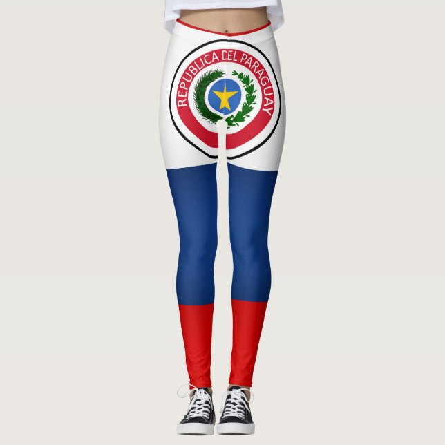 Leggings Drapeau du Paraguay Cool (Devant)