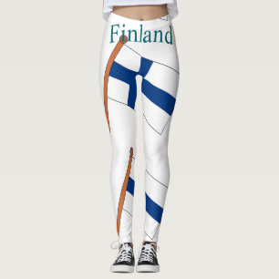 Leggings Drapeau du pays Finlande Thunder_Cove