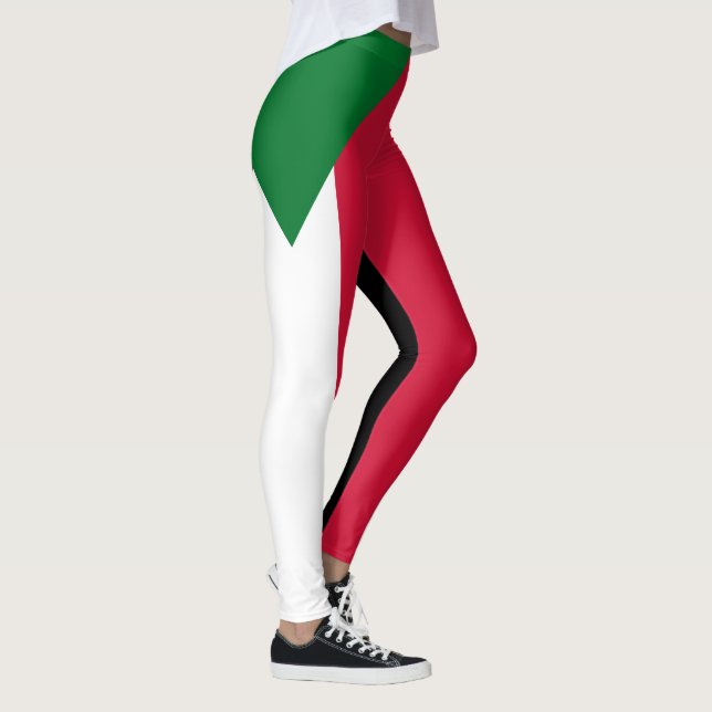 Leggings Drapeau du Soudan (Droite)