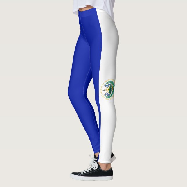 Leggings Drapeau El Salvador (Gauche)