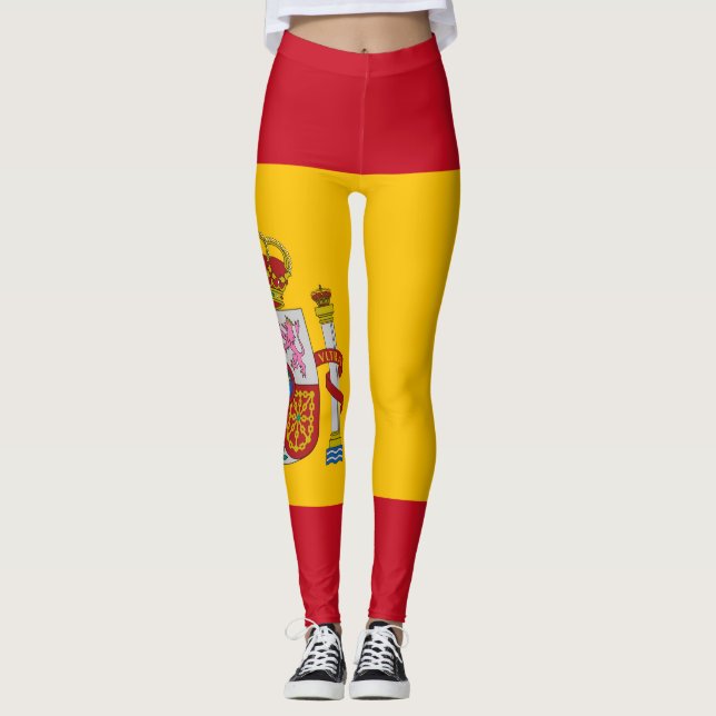 Leggings Drapeau Espagne - Bandera de Espana (Devant)