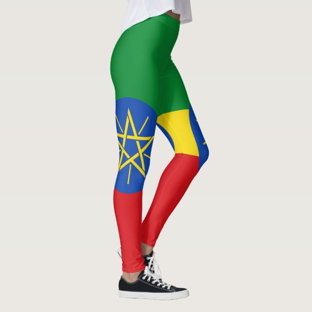 Leggings Drapeau Éthiopie (Droite)