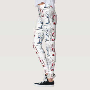 Leggings Drapeau Français Juillet 14 Quatorze Juillet 14