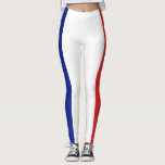 Leggings Drapeau français Tricolore<br><div class="desc">Le drapeau de France ou Drapeau de la France est un drapeau tricolore avec trois bandes verticales colorées bleu, blanc et rouge. Il est connu comme le Tricolor français ou simplement le Tricolor ou Tricolor. Au début de la Révolution française, la milice de Paris, qui jouait un rôle de premier...</div>