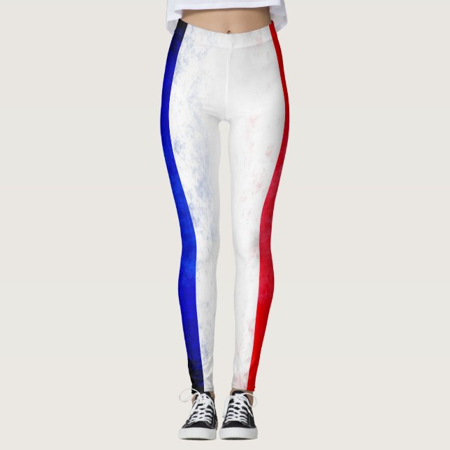 Leggings Drapeau France (Devant)