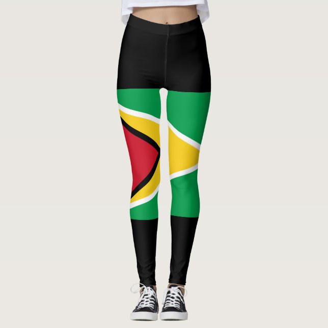 Leggings Drapeau Guyana (Devant)