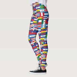 Leggings Drapeau Héritage Hispanique