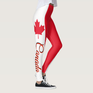 Leggings Drapeau impressionnant de Canadien du Canada