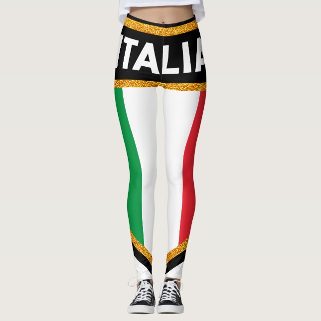 Leggings Drapeau italien (Devant)