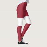 Leggings Drapeau Lettonie<br><div class="desc">Drapeau patriotique de Lettonie.</div>