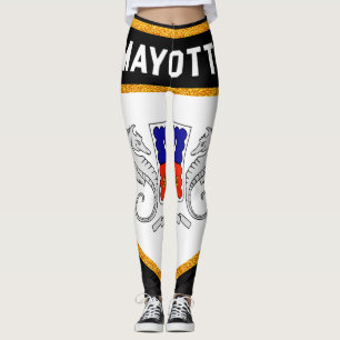Leggings Drapeau Mayotte