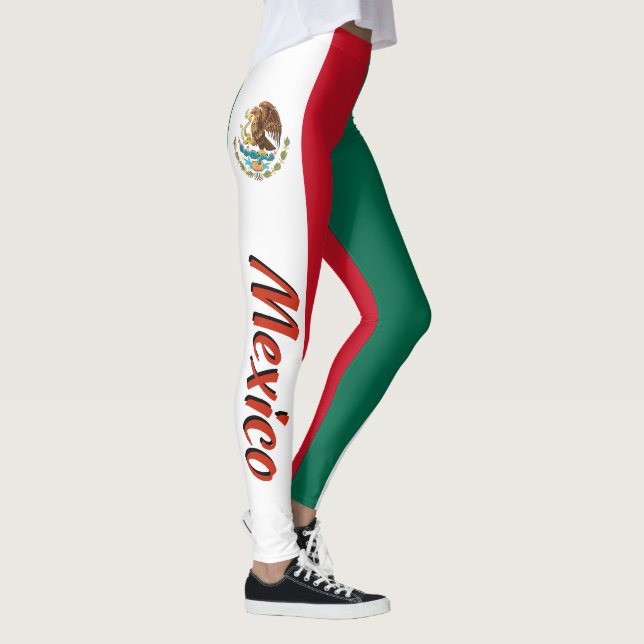 Leggings Drapeau mexicain impressionnant du Mexique (Droite)
