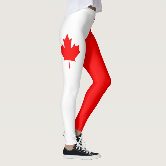 Leggings drapeau national canadien (Droite)