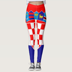 Leggings Drapeau national de Croatie Zastava Hrvatske