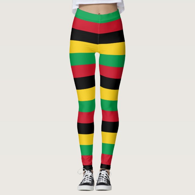 Leggings Drapeau national de Guinée-Bissau (Devant)