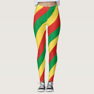 Leggings Drapeau national de la République du Congo