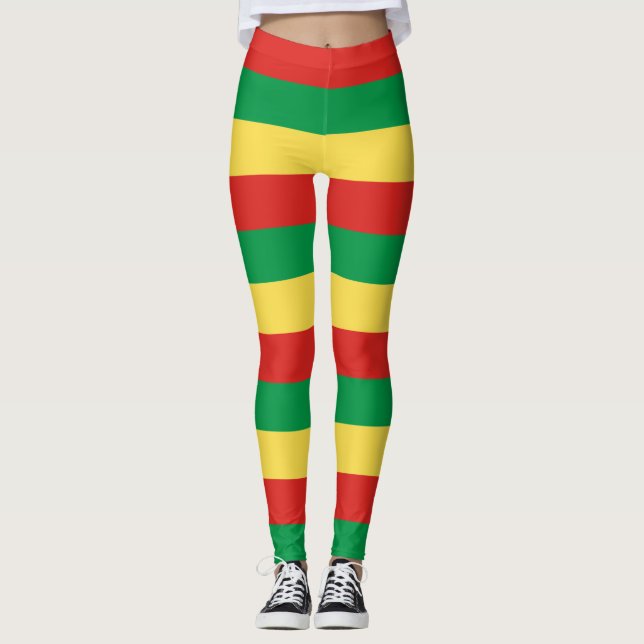 Leggings Drapeau national de la République du Congo (Devant)