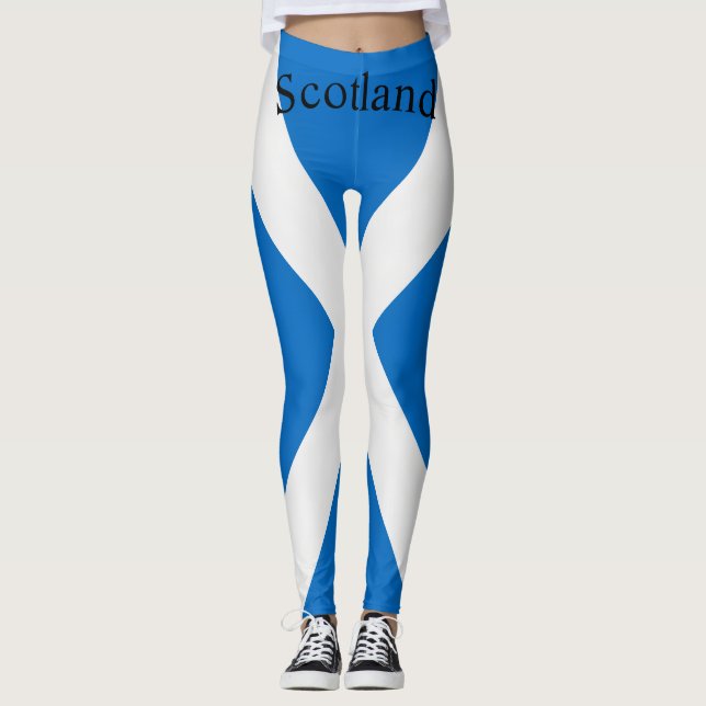 Leggings Drapeau national de l'Écosse Thunder_Cove (Devant)