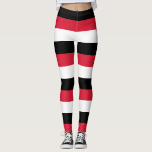 Leggings Drapeau national de Trinité-et-Tobago Couleurs ray