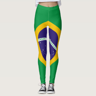 Leggings Drapeau national du Brésil