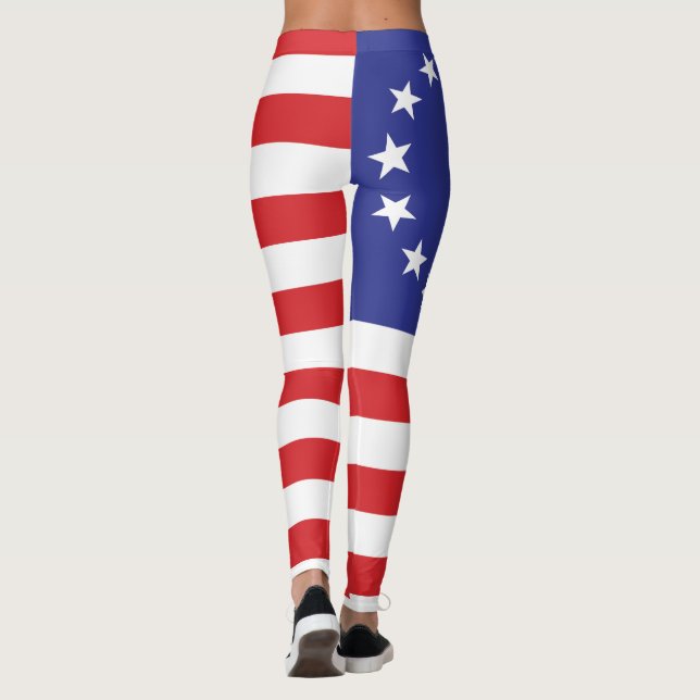 Leggings Drapeau original de Betsy Ross (Dos)