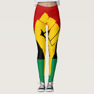 Leggings Drapeau panafricain Black Power