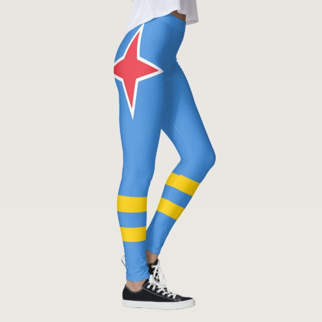 Leggings Drapeau patriotique d'Aruba (Droite)