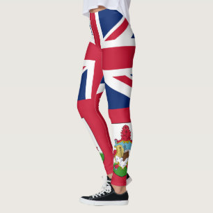 Leggings drapeau patriotique des Bermudes
