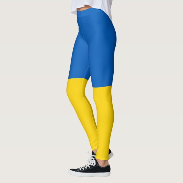 Leggings Drapeau patriotique ukrainien (Gauche)