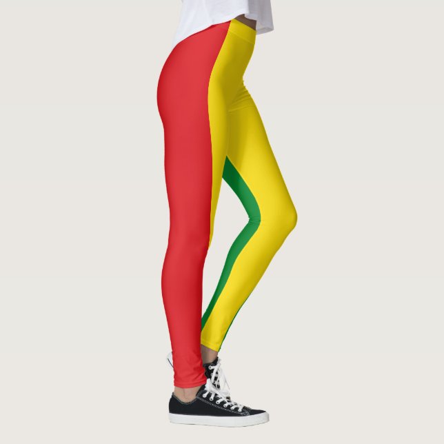 Leggings Drapeau rastafari éthiopien Rasta (Droite)