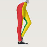Leggings Drapeau rastafarien Rasta Ethiopie<br><div class="desc">Les couleurs rouge, vert et jaune représentent le drapeau du Rastafarianisme, mais c'est aussi un drapeau de l'Ethiopie. Voici un cadeau Rasta de haute qualité et un grand design pour tous les rastafariens. Visitez notre magasin pour trouver plus de cadeaux Rasta cool et d'autres idées cadeaux de drapeaux du monde....</div>
