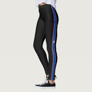 Leggings Drapeau rayé du Wyoming