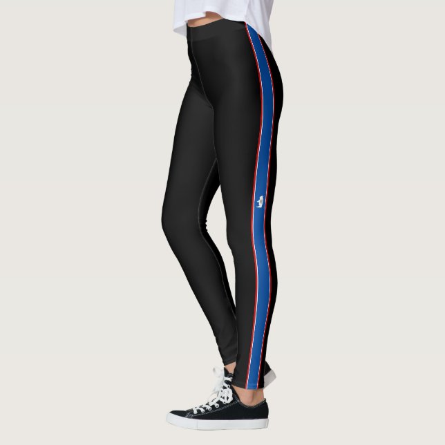 Leggings Drapeau rayé du Wyoming (Gauche)