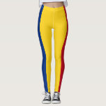 Leggings Drapeau roumain (Roumanie)<br><div class="desc">Ce dessin présente le drapeau national de la Roumanie, un pays situé au carrefour de l'Europe centrale, orientale et du sud-est. Il a des frontières terrestres avec la Bulgarie au sud, l'Ukraine au nord, la Hongrie à l'ouest, la Serbie au sud-ouest et la Moldavie à l'est, y compris a son...</div>